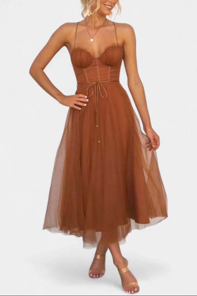 Eileen Vestido Midi de Tul