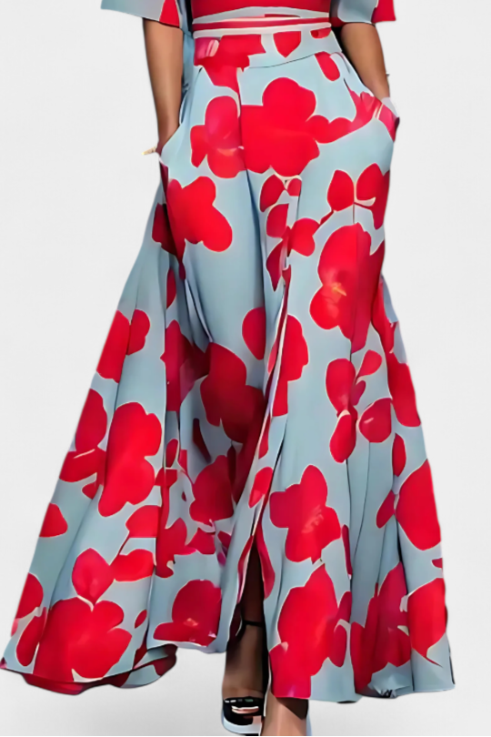 Daphne Vestido Envoltura Floral con Elegancia Atemporal