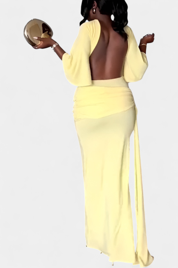 Carlotta Vestido Maxi Sin Espalda