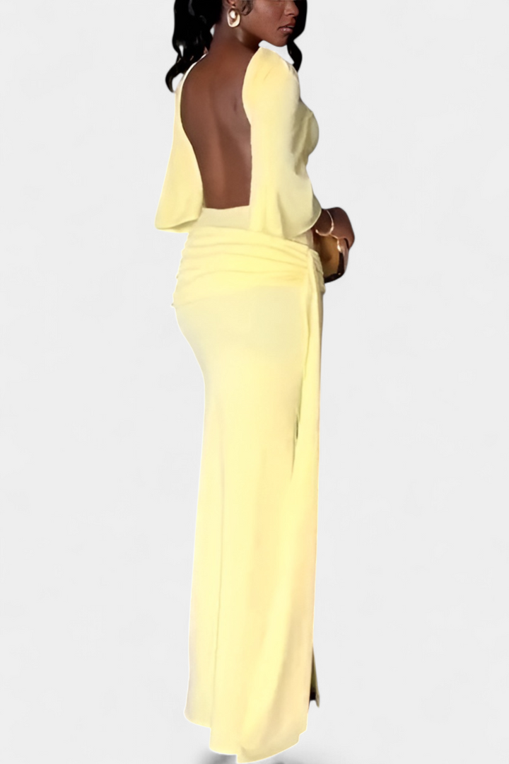 Carlotta Vestido Maxi Sin Espalda