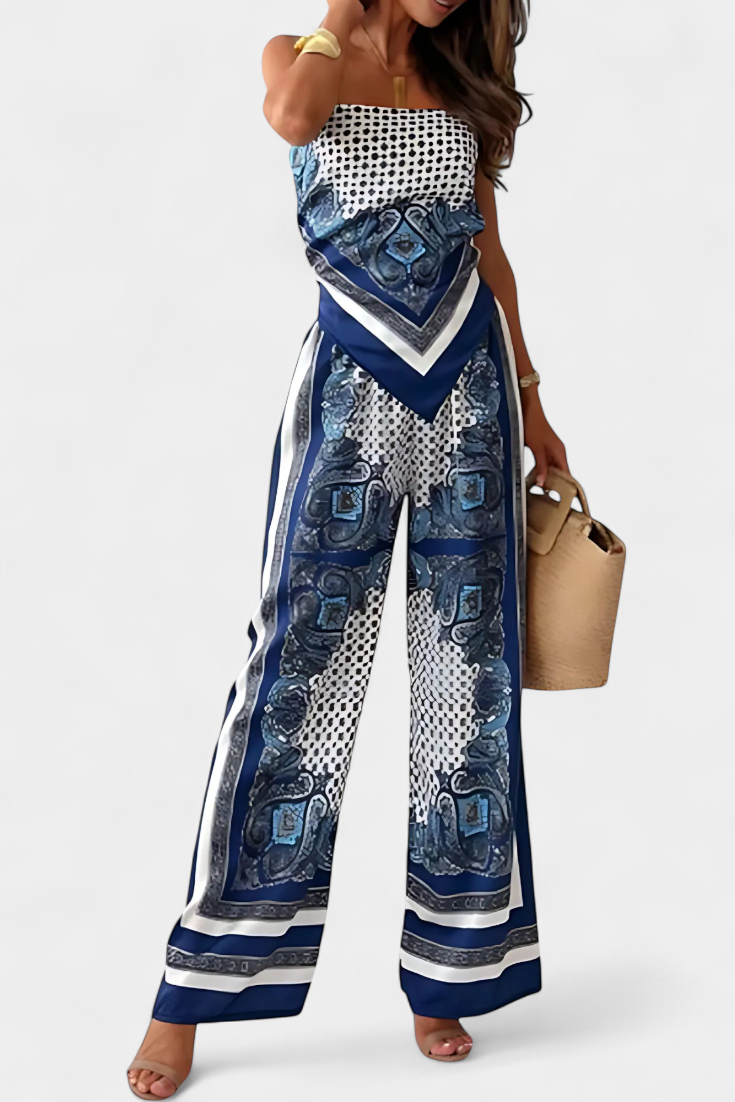 Leonie Conjunto Paisley con Tiras