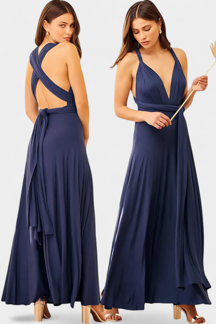 Josephine Vestido Envolvente Elegante y Ajustable