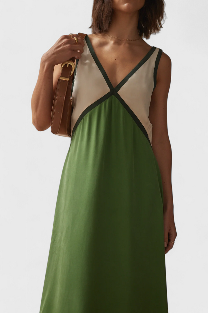 Diamond Vestido Boho de Verano con Escote en V