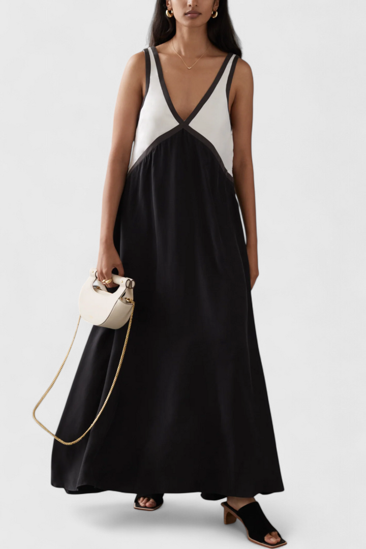 Diamond Vestido Boho de Verano con Escote en V