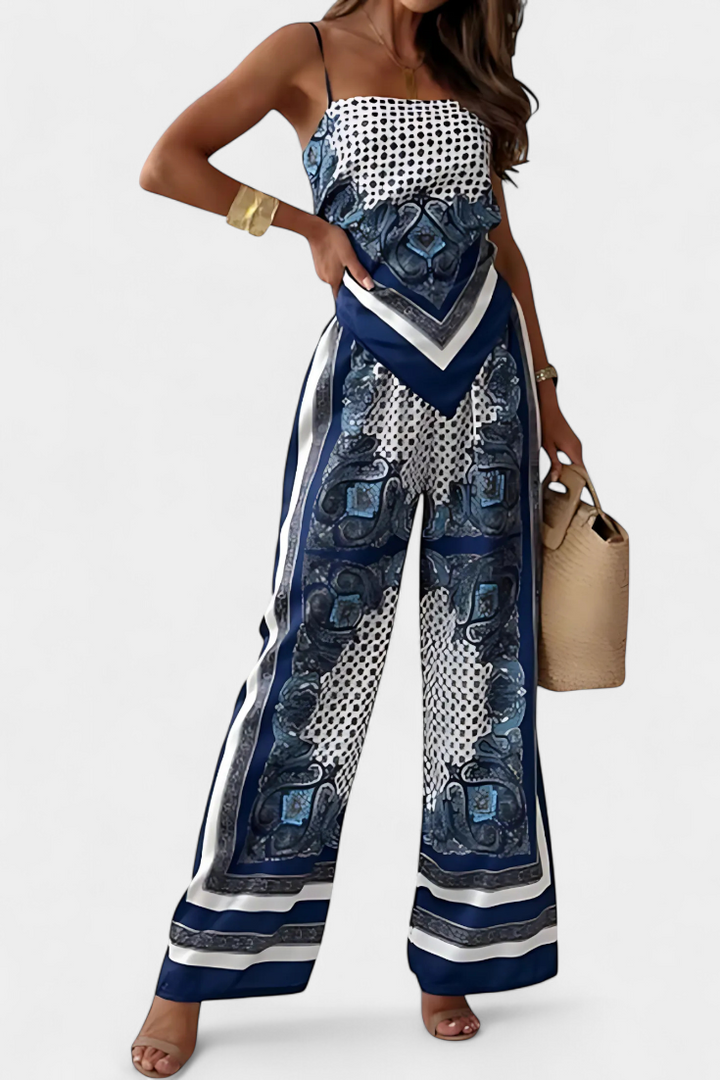 Leonie Conjunto Paisley con Tiras