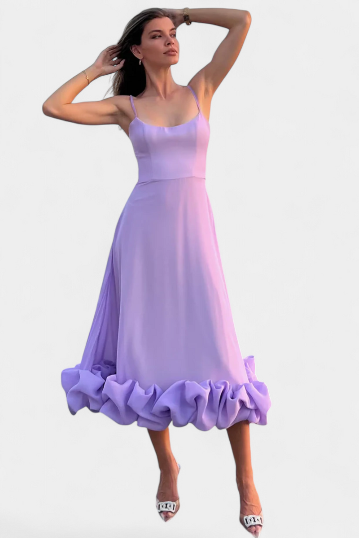 Sela Vestido Maxi Fluyente