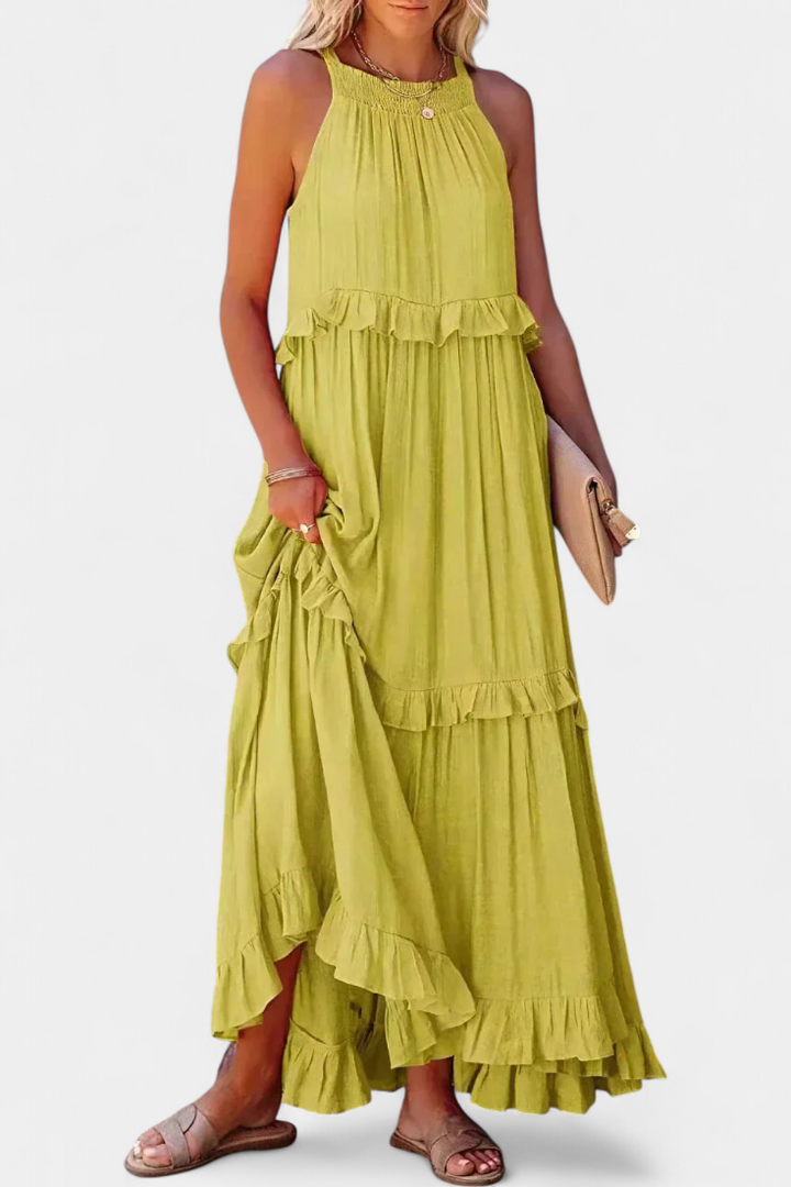 Monica Vestido de Comodidad Atemporal y Frescura Natural