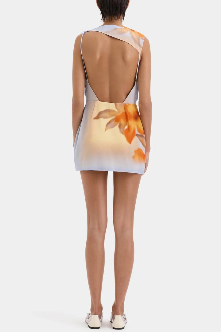 Serene Vestido Mini en Floral Secuoya