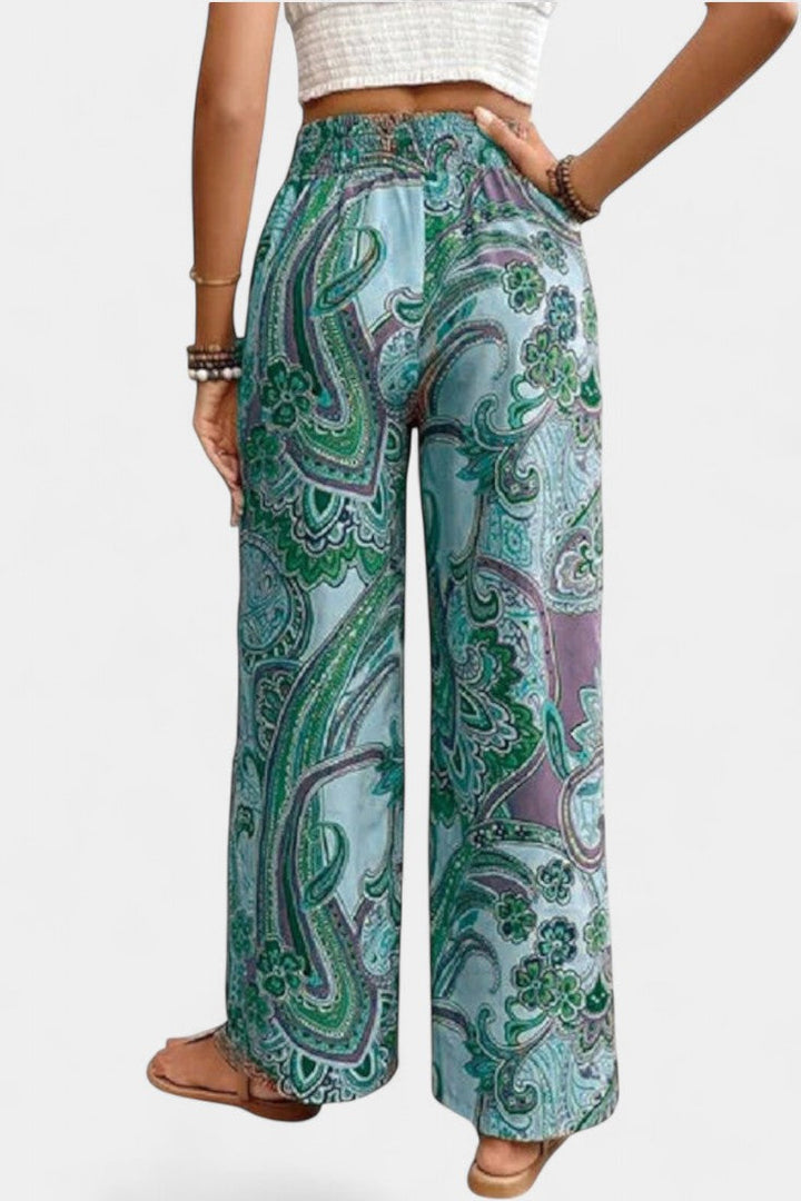Vitoria Pantalones de Verano de Pierna Ancha