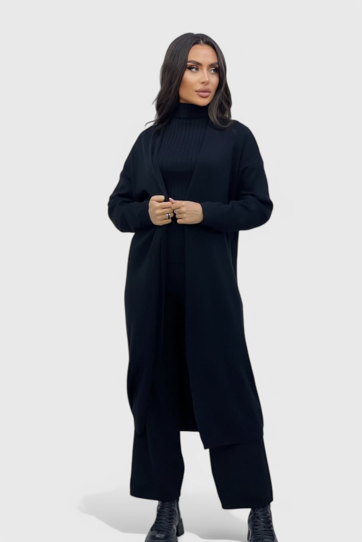 Mahalia Conjunto de Punto de 3 Piezas