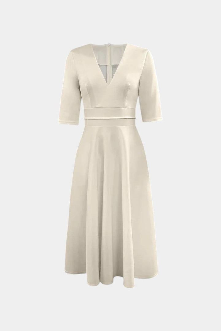 Nylah Vestido Midi A-Line de Encanto Vintage