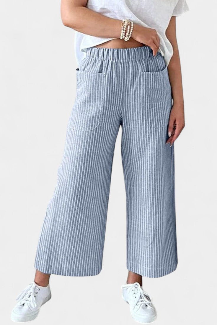 Lumiere Pantalones Livianos de Corte Relajado