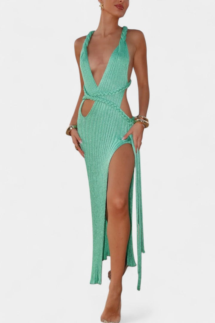 Jamie Maxi Dress in Cable Waist Detail