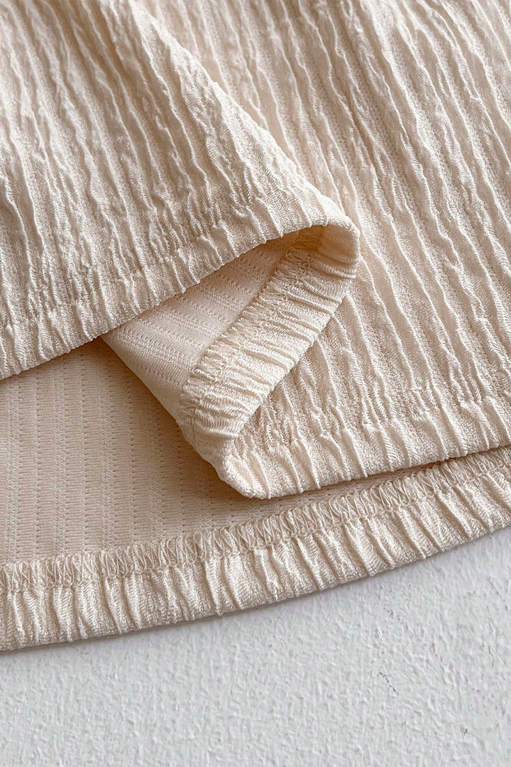 Daline Conjunto de Top Largo y Falda Mini Fruncida