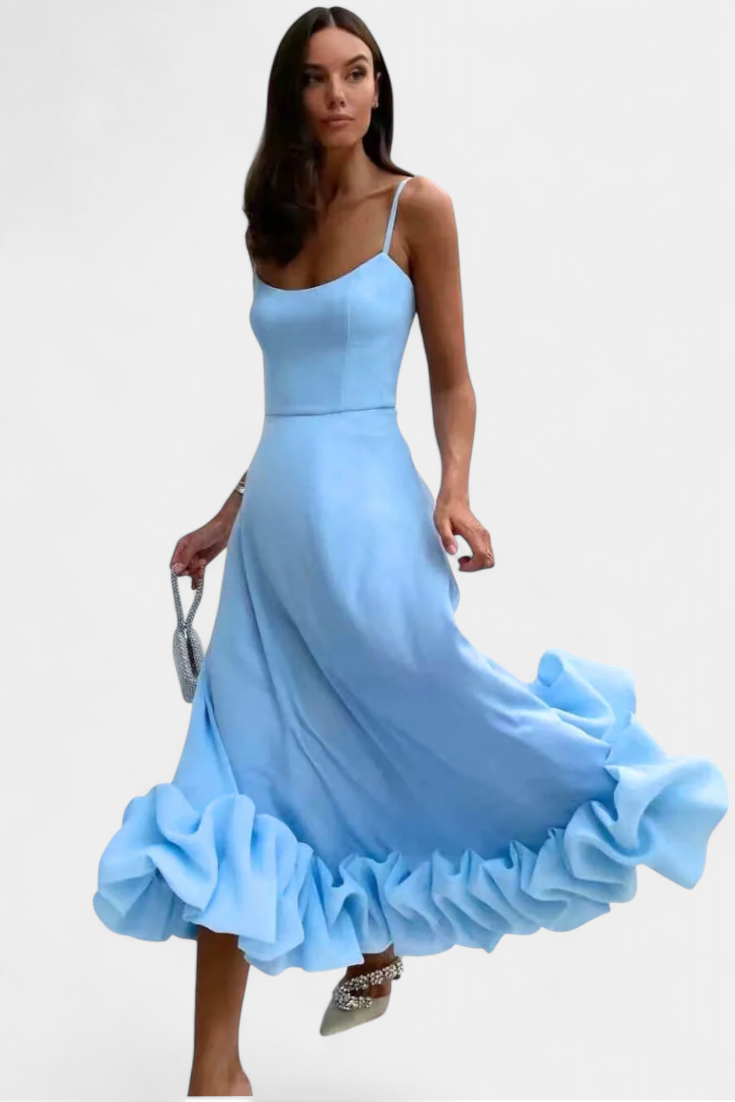 Sela Vestido Maxi Fluyente