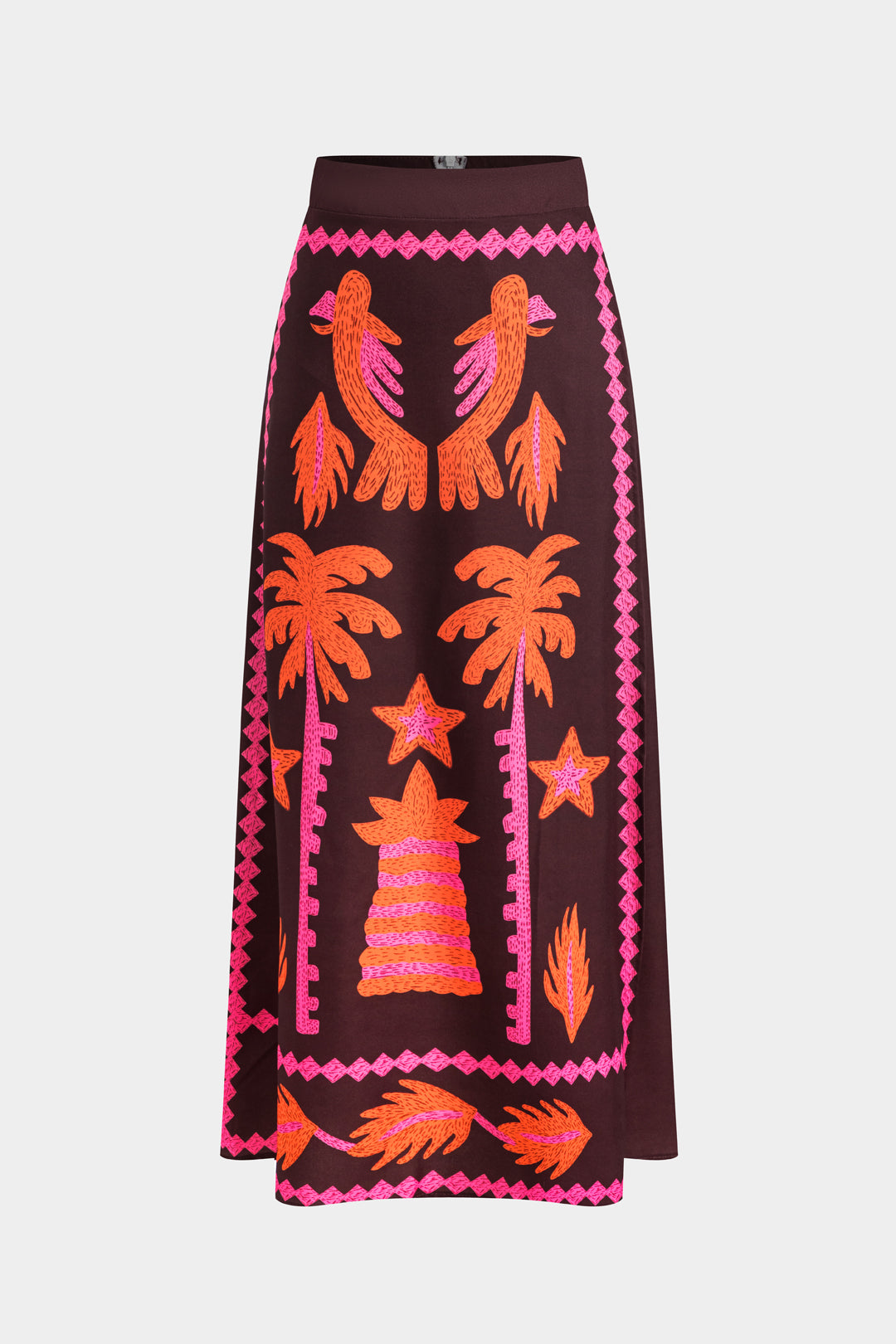 Sloan Conjunto de Top y Falda Recortada Coconut Palm