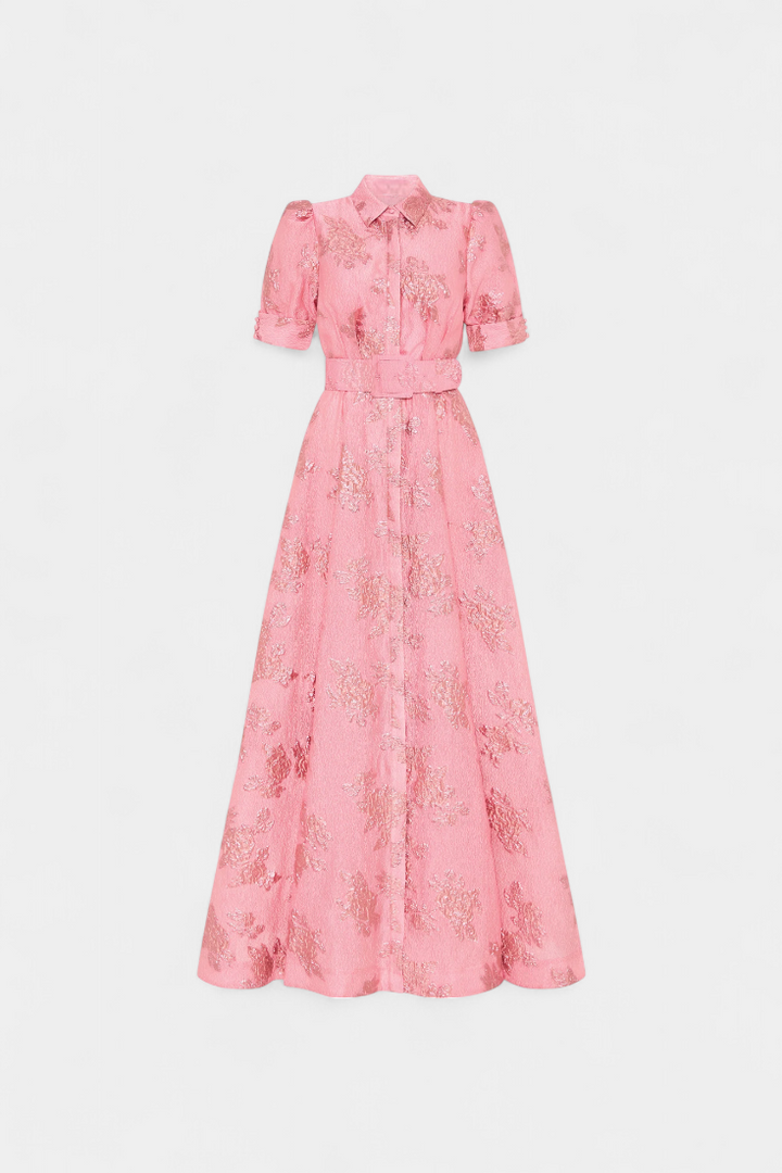 Celestine Vestido Maxi con Manga Abullonada