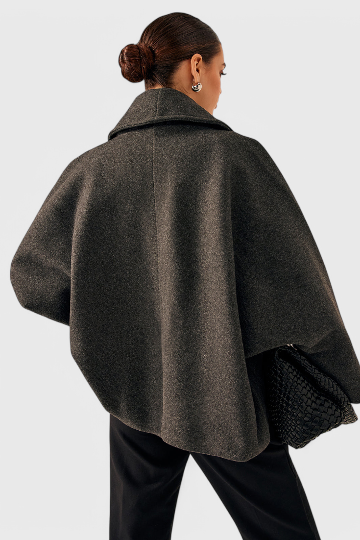 Helena Abrigo de Tweed Oversized