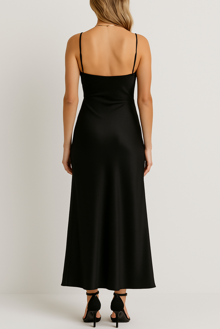 Elina Vestido Flowy V-Neck