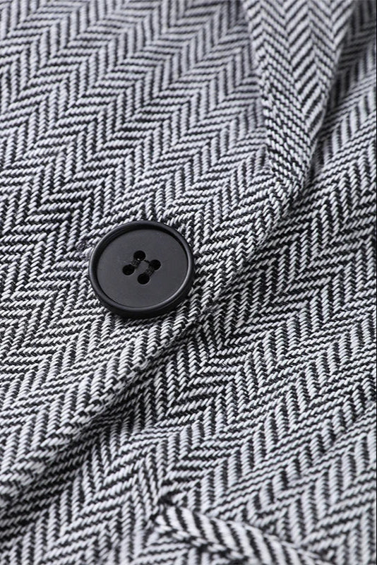 Evena Traje de 3 Piezas con Corsé Estructurado