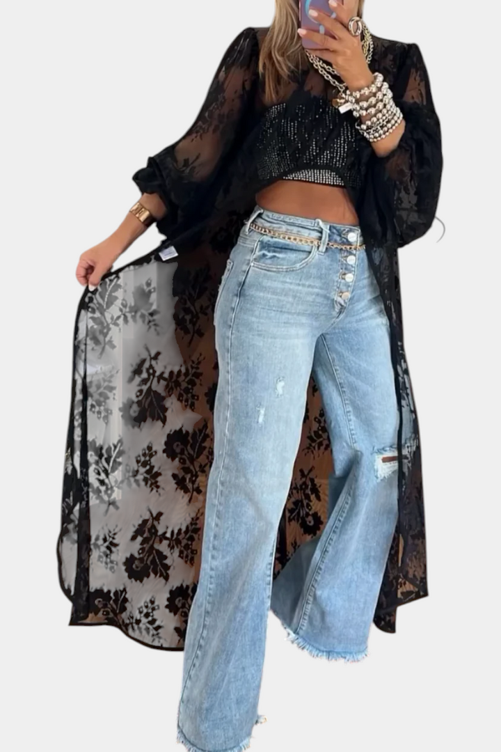 Top Maxi de Encaje Nyxelle