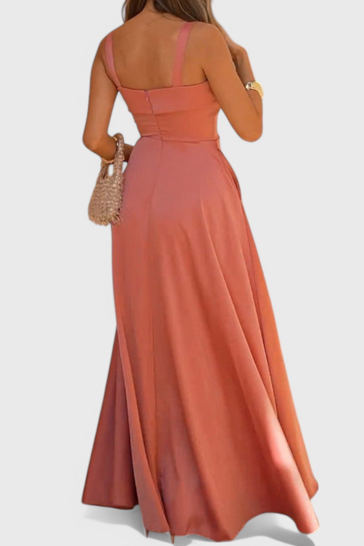 Liliane Vestido Maxi Ajustado