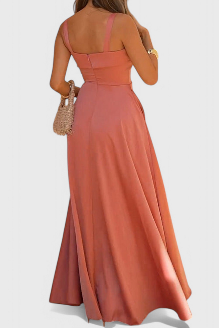 Liliane Vestido Maxi Ajustado