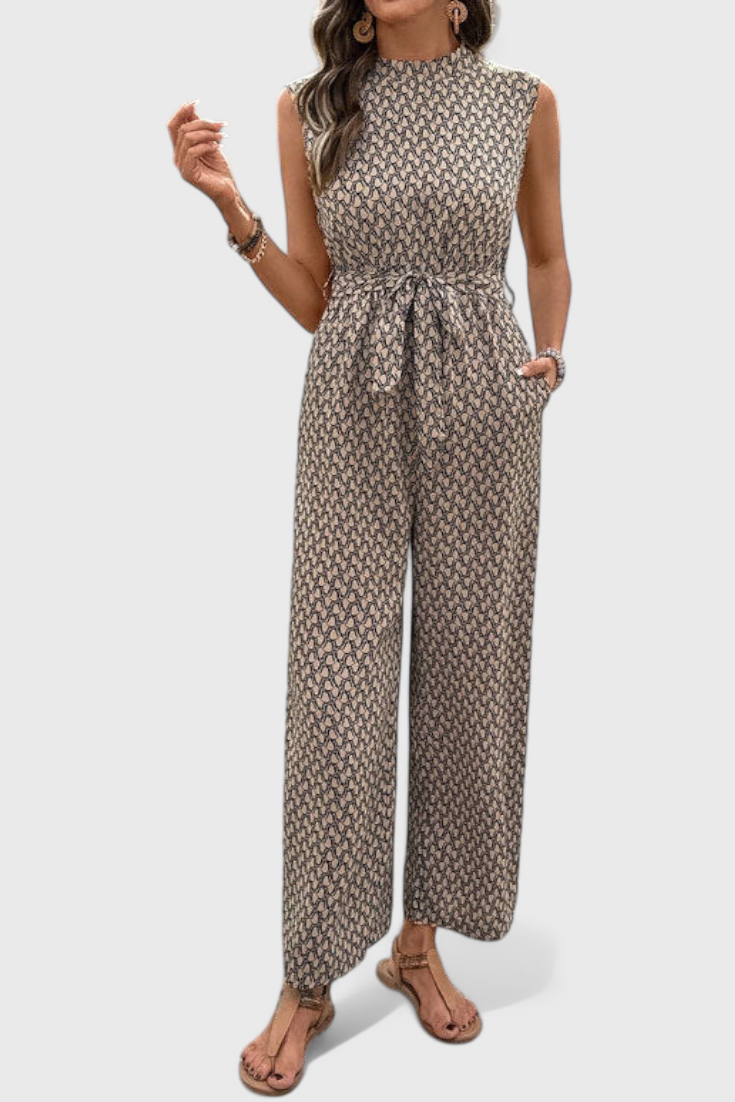 Luzia Mono de Impresión Geométrica