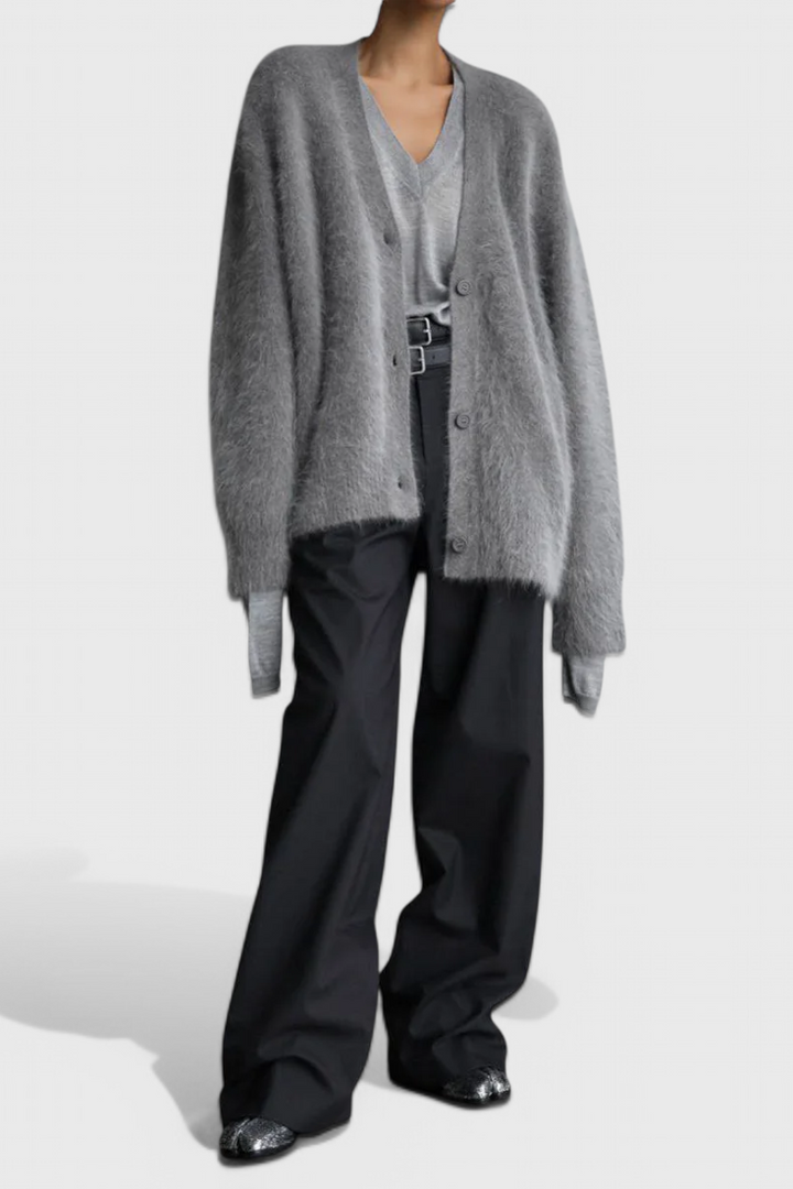 Cardigan Daniela de Mezcla de Cachemira Suave