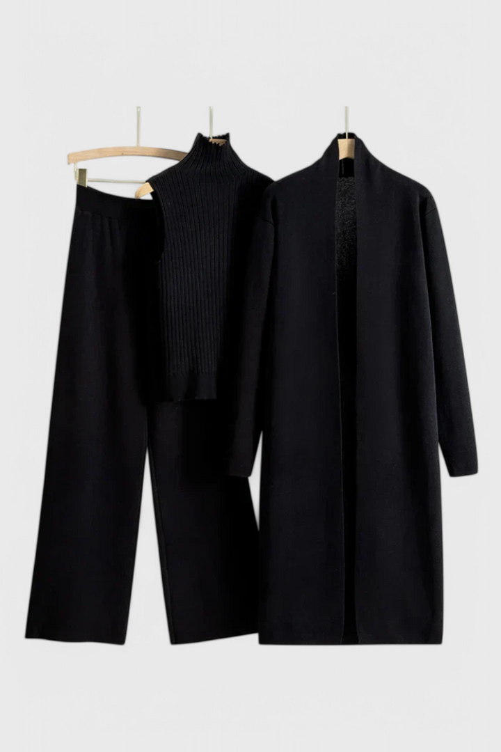 Mahalia Conjunto de Punto de 3 Piezas