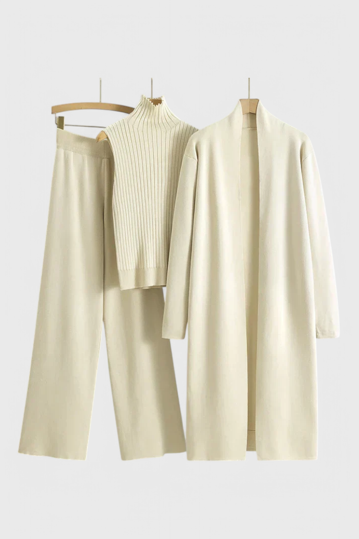 Mahalia Conjunto de Punto de 3 Piezas