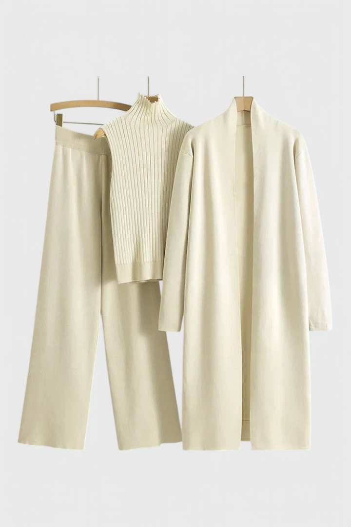 Mahalia Conjunto de Punto de 3 Piezas