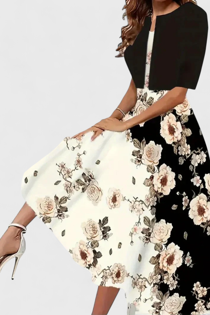 Estrella Conjunto de Vestido Blazer Midi