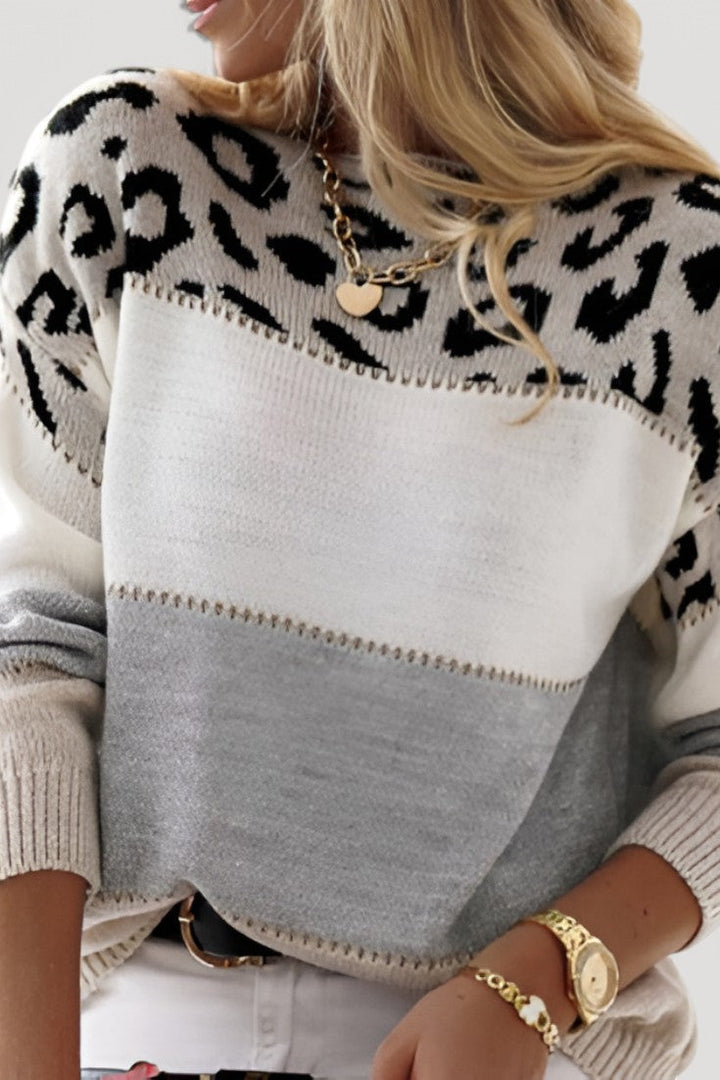 Sorlyn Jersey de Punto con Patrón Juguetón