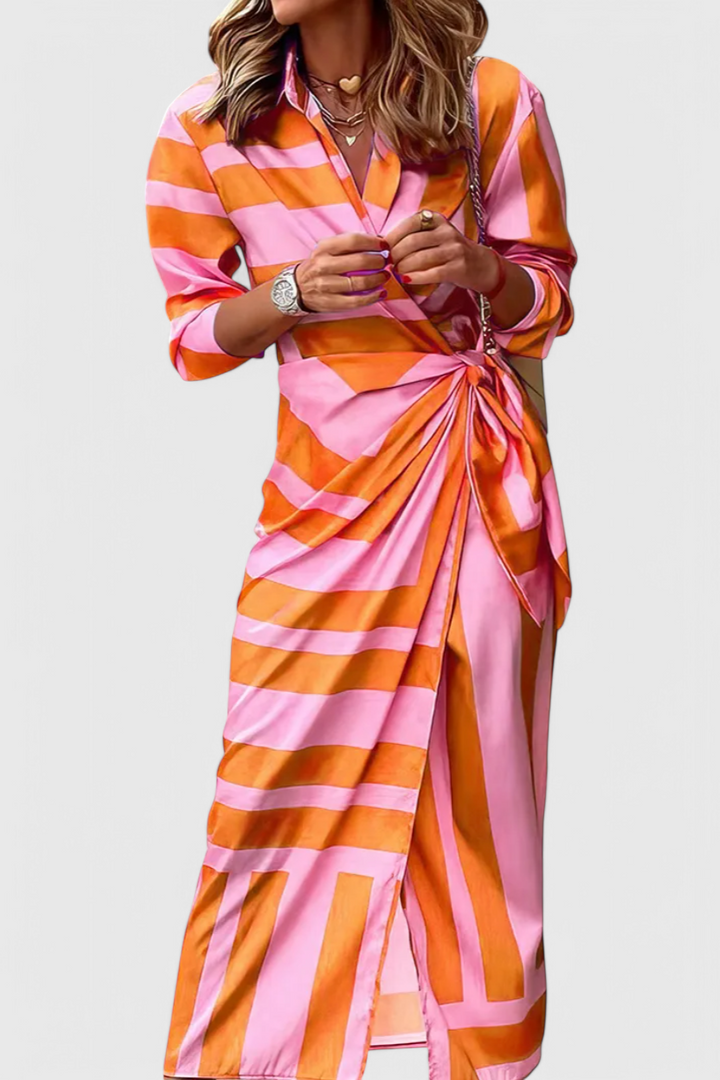 Maira Vestido Envolvente Impreso