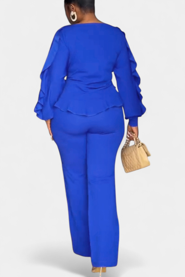 Charmed Conjunto de 2 Piezas con Volantes y Cordón