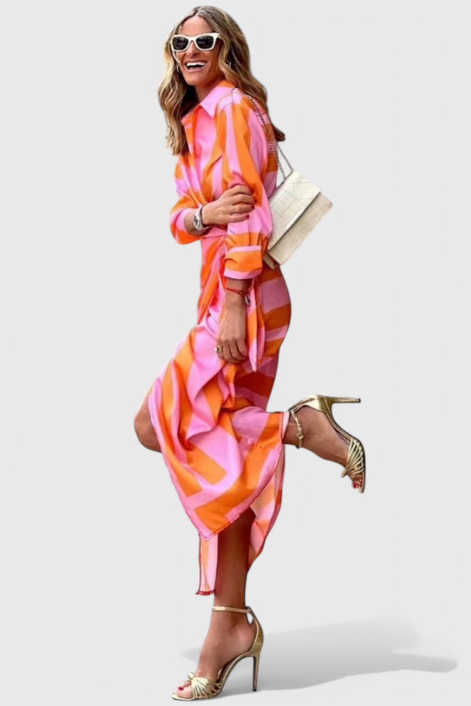 Maira Vestido Envolvente Impreso