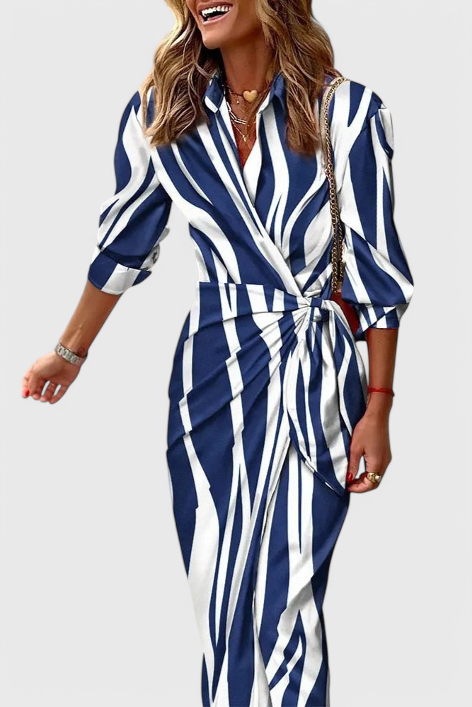 Maira Vestido Envolvente Impreso