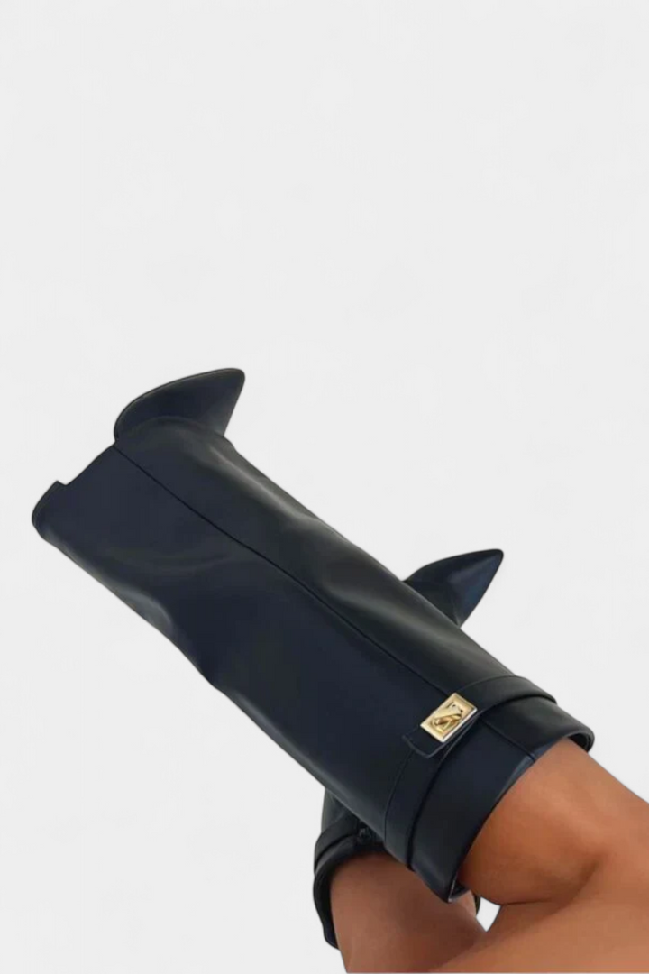 Raya Botas hasta la Rodilla con Tacón Bloque