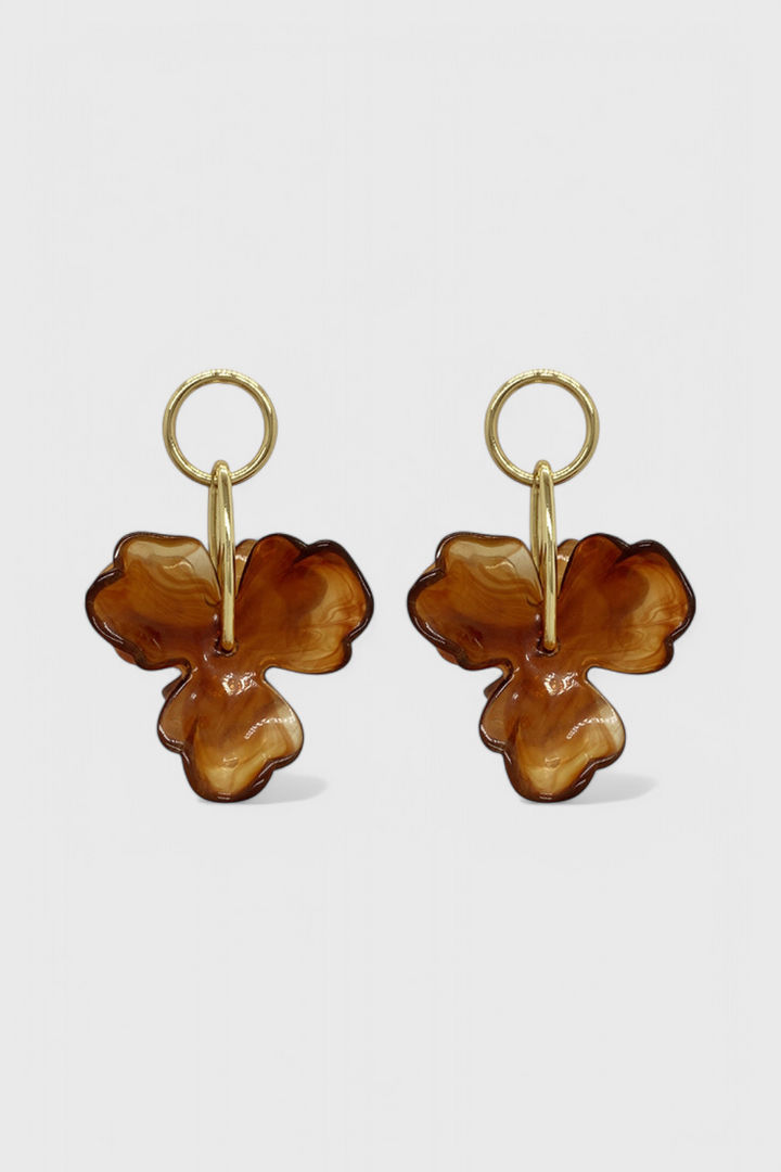 Pendientes con Colgante de Flor