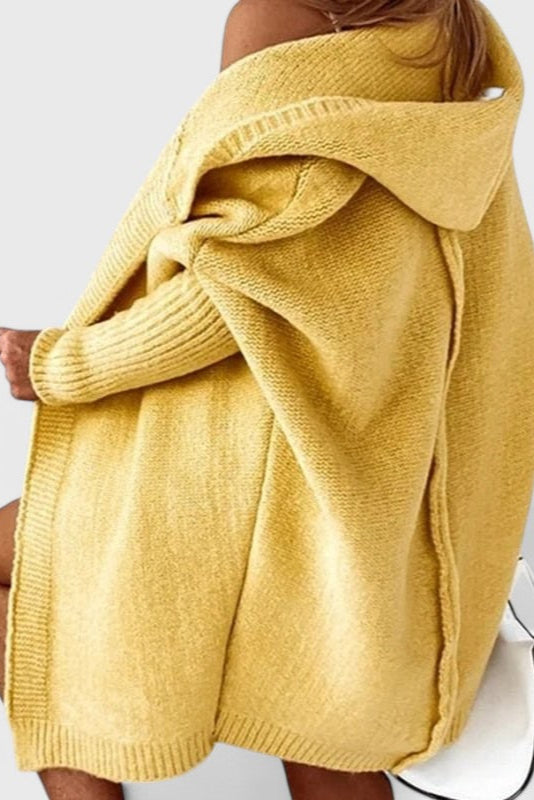 Cárdigan de Punto con Capucha Oversized de Lovisa