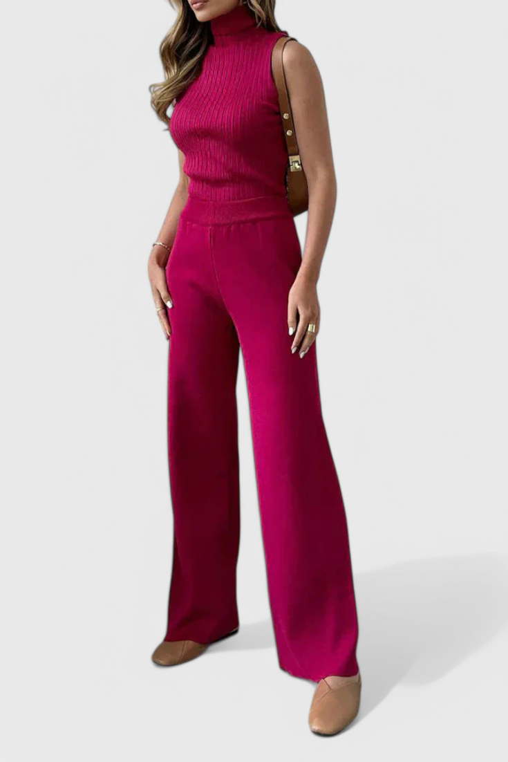 Mahalia Conjunto de Punto de 3 Piezas