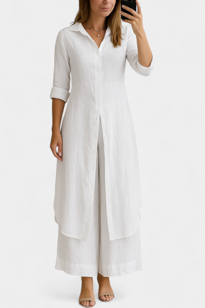 Palmer Conjunto de Lino Atemporal