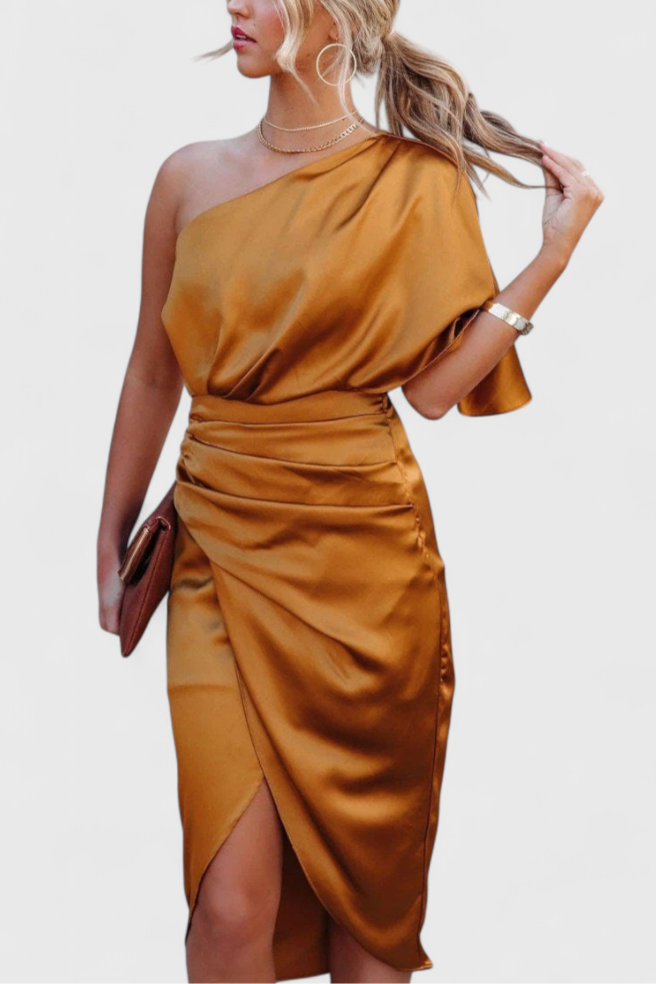 Anais Vestido Fluido con Silueta Elegante y Atemporal