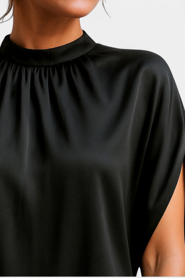 Haruna Vestido Midi Atemporal con Escote Redondo