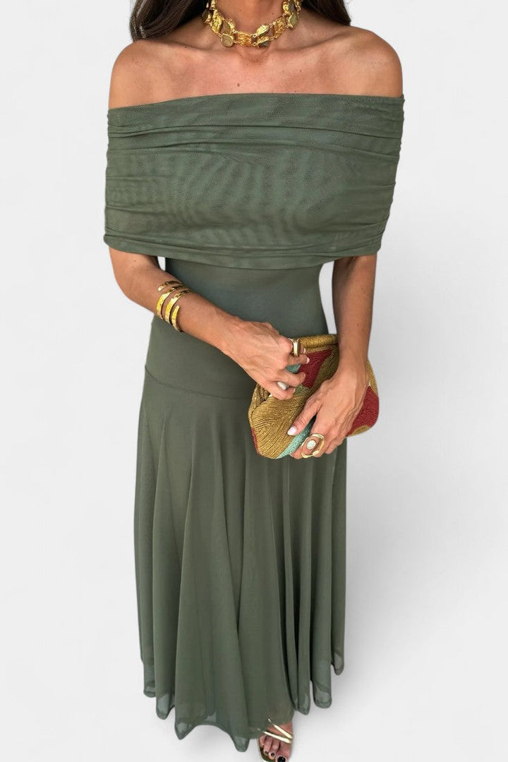 Jessamy Vestido Maxi Tie-Dye de Un Hombro