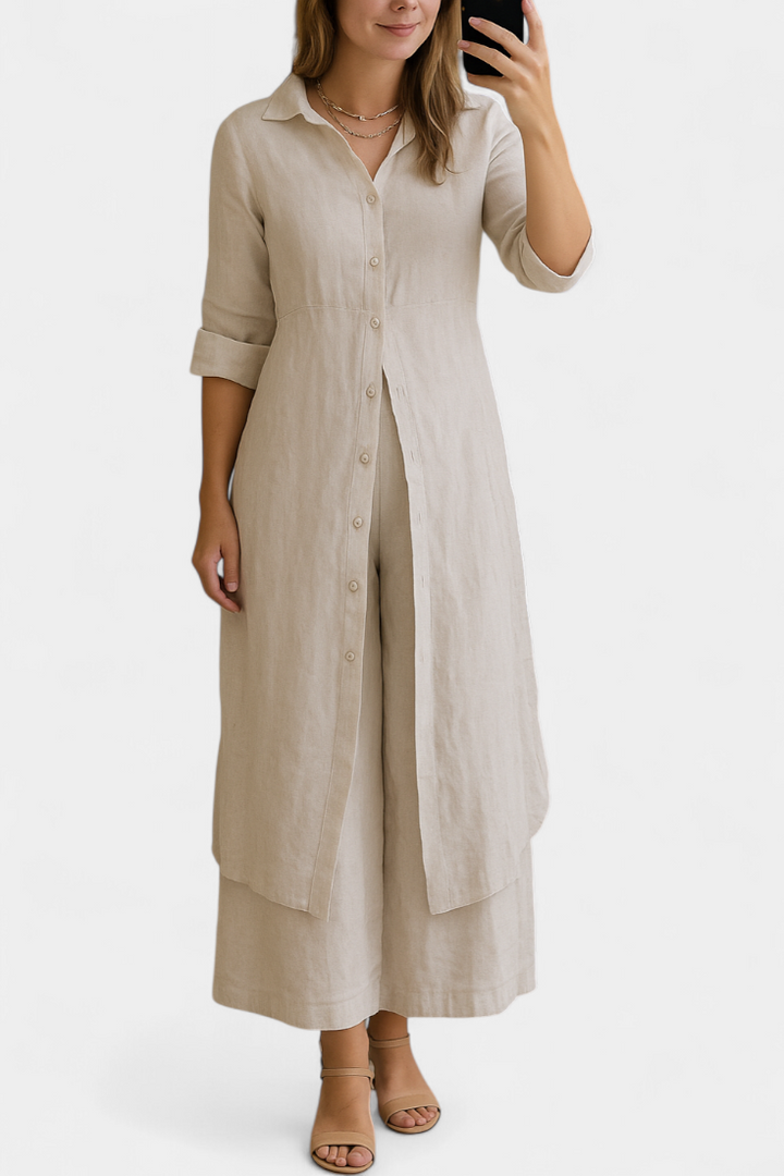 Palmer Conjunto de Lino Atemporal