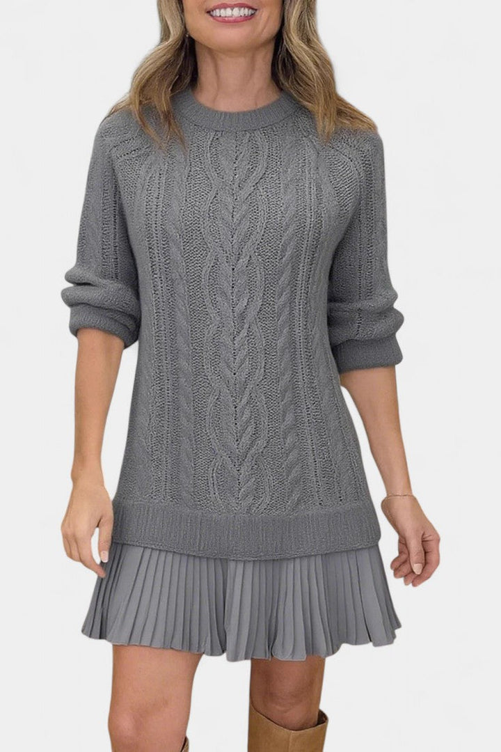 Daina Vestido Mini de Punto con Forma Retorcida