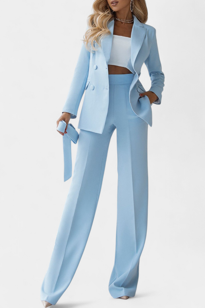 Julia Urban Blazer and Regular Cut Pants Set