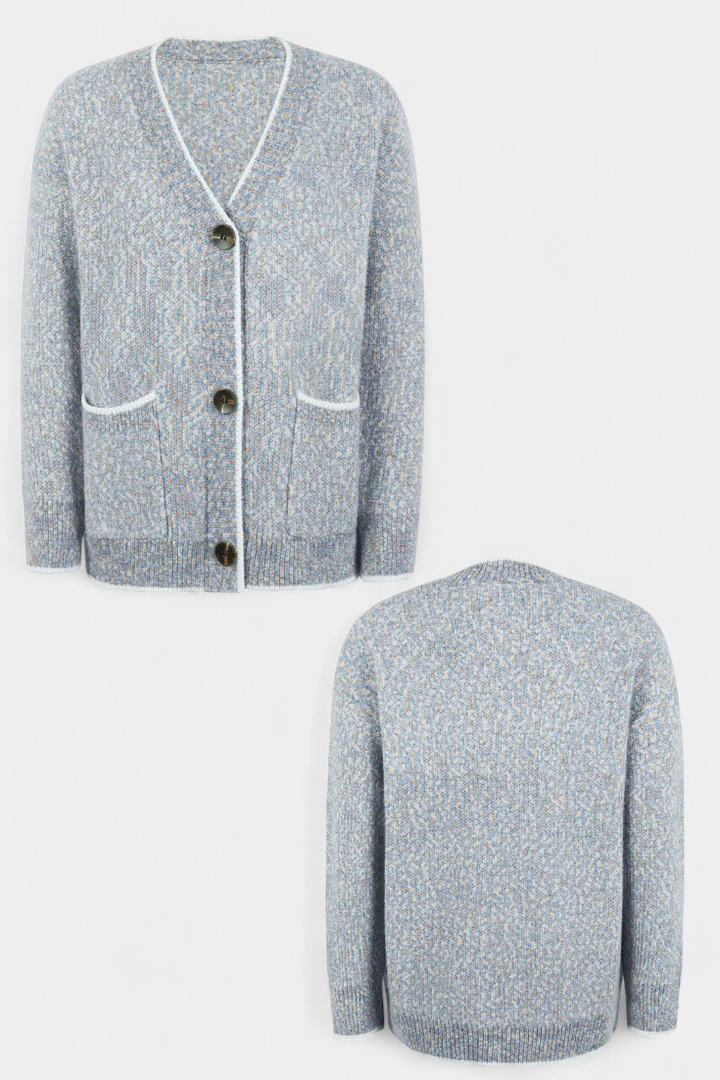 Sana Cárdigan Informal con Bolsillos